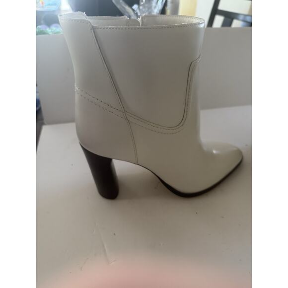 NEW Vince Camuto Epandra Leather White Cowboy Rodeo Gogo Disco Glam Boots Size 9 - Picture 6 of 13